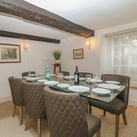 Enjoy meals and share stories at the dining table