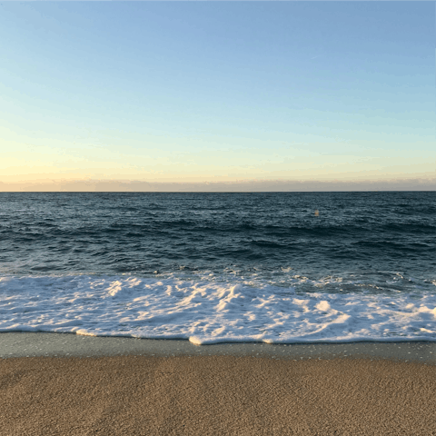 Take a walk to Centeanes beach, just five minutes away