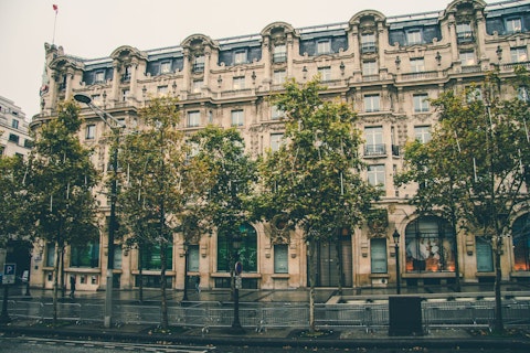 Admire the magnificent Haussmann architecture defining the elegant 8th arrondissement