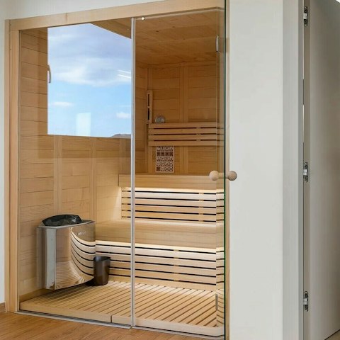 Enjoy a moment to yourself in the private sauna