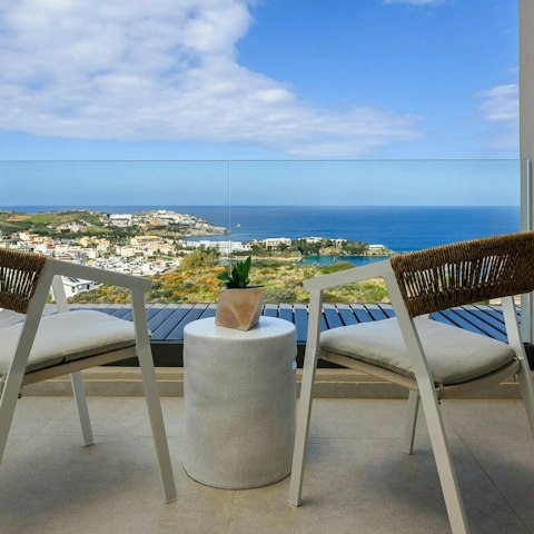 Take a seat on the balcony and enjoy the views