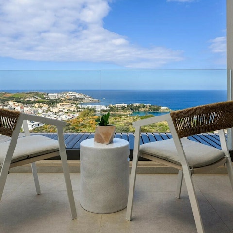 Take a seat on the balcony and enjoy the views