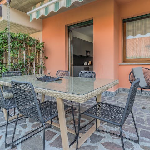 Walk to a local restaurant or savour relaxing evenings at home