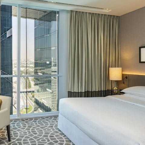 Experience the height of rejuvenation from the luxurious bedroom