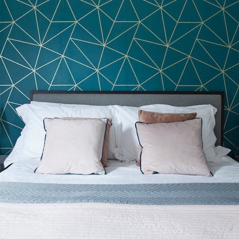 Get a good night's sleep in the cosy yet stylish bedrooms