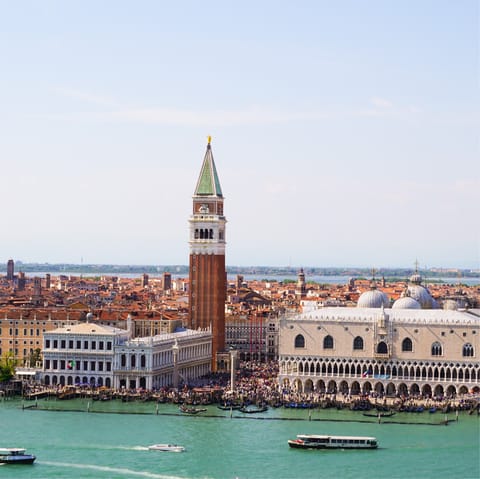 Explore Venice, including the Jewish quarter nearby