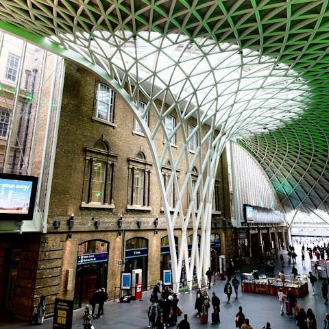 Stay twenty minutes from super central King's Cross station