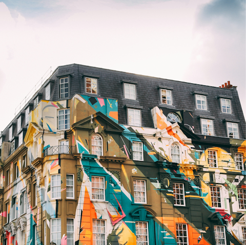 Catch the Overground to the colourful streets of Shoreditch