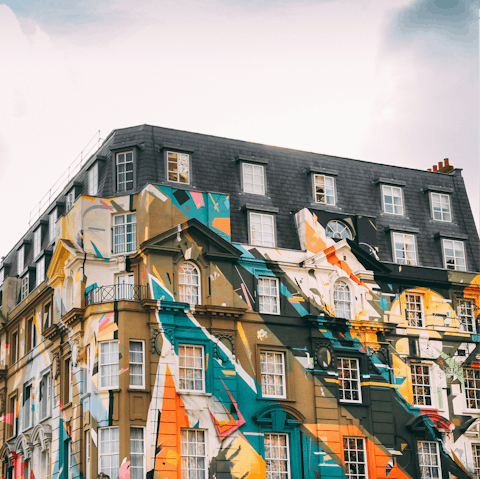 Catch the Overground to the colourful streets of Shoreditch