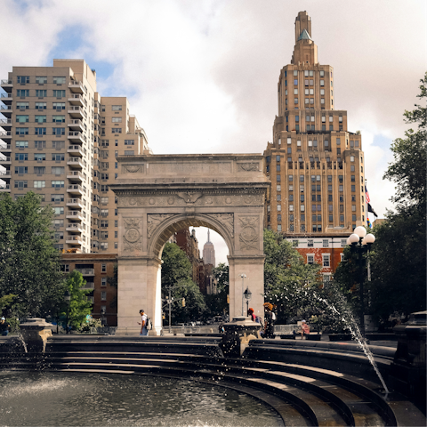 Read a book in nearby Washington Square Park