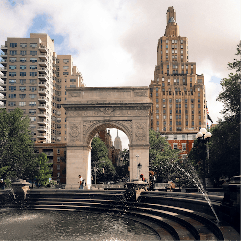 Read a book in nearby Washington Square Park
