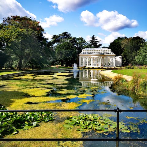 Take a picnic to Gunnersbury Park, just a twenty-eight-minute walk away