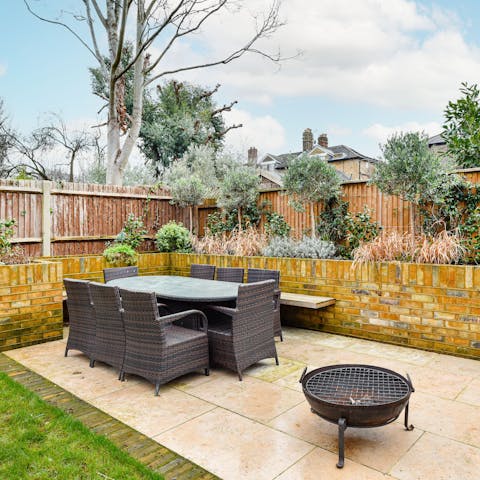Find the perfect spot for summer evening drinks in the garden