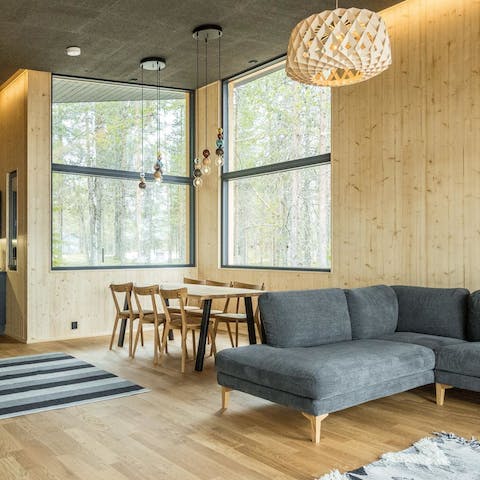 Enjoy the relaxing simplicity of this home after a day of adventure