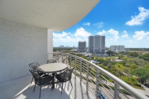 Enjoy a sundowner or two on the balcony