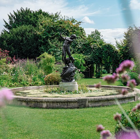 Enjoy a brisk walk around Regent's Park on a sunny morning