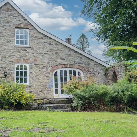 Sit out on the patio and enjoy the garden views