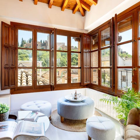 Relax and enjoy incredible views from the living room