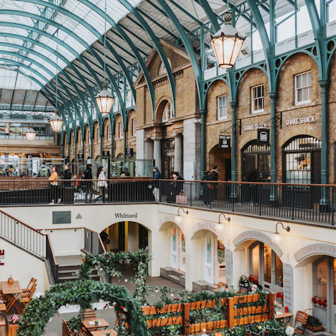 Stroll over to Covent Garden, ten minutes away