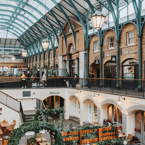 Stroll over to Covent Garden, ten minutes away