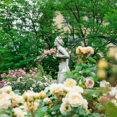 Stroll through the pretty Jardin des Plantes, ten minutes away