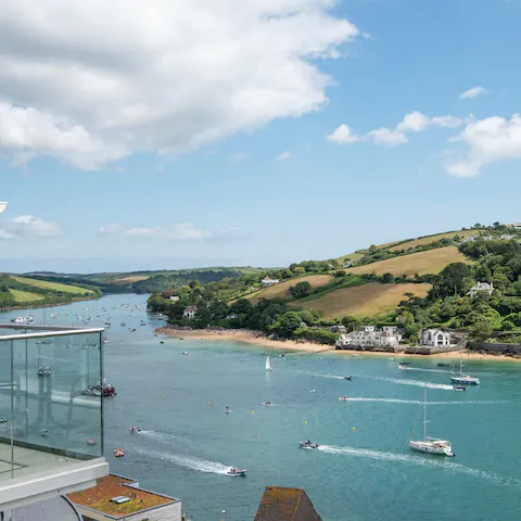 Soak up the panoramic coastline views from the private balcony
