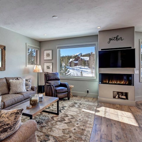 Light the fire and gather for evening drinks in the living room