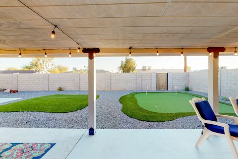 Practise your short game in the garden