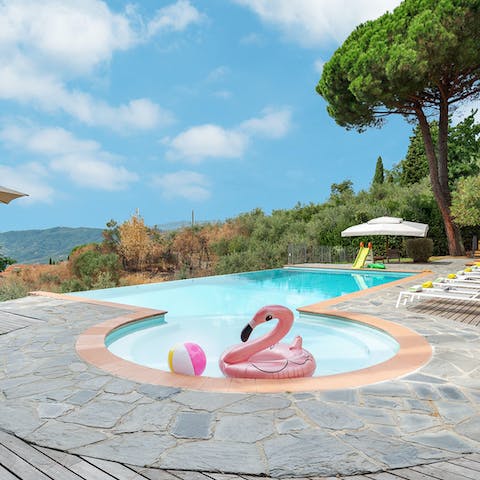 Take a dip in the infinity pool