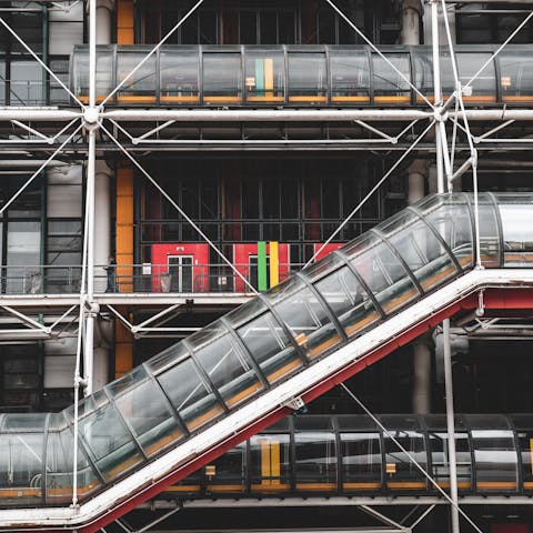 Check out the modern art at nearby Centre Pompidou
