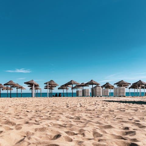 Spend days relaxing on Fuengirola beach, just a short walk away