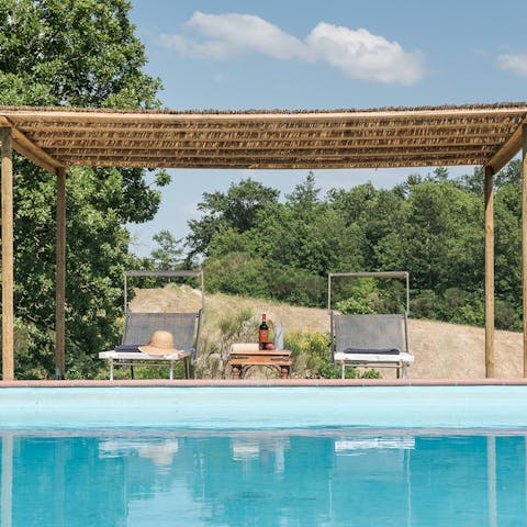 Take a refreshing dip in the pool