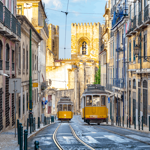 Explore the sights of Lisbon from your location in Baixa
