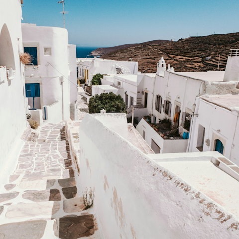 Discover the islands' traditional white-washed villages