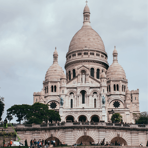 Visit the iconic Sacré-Coeur – you can walk there
