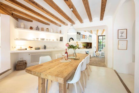 Wander to a local restaurant or enjoy relaxing evenings at home