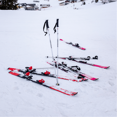 Slide straight out the door and onto the slopes