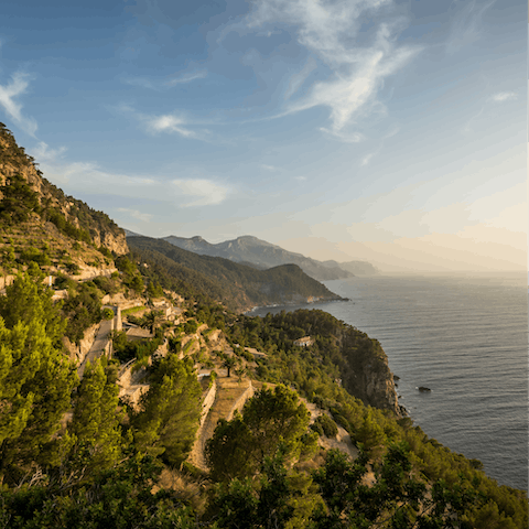 Take a hike along the rugged coastline