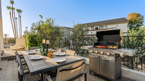 Fire up the barbecue as the sun dips toward the horizon