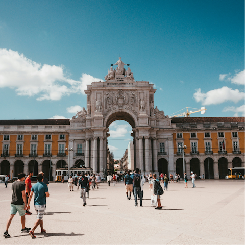 Begin your sightseeing adventure at Praça do Comércio