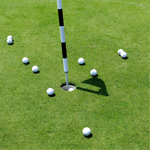 Tee off from the Vall D'Or golf course nearby – the coastal views are impressive