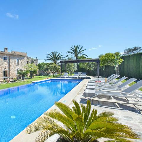 Make poolside lounging your only firm plan for the day