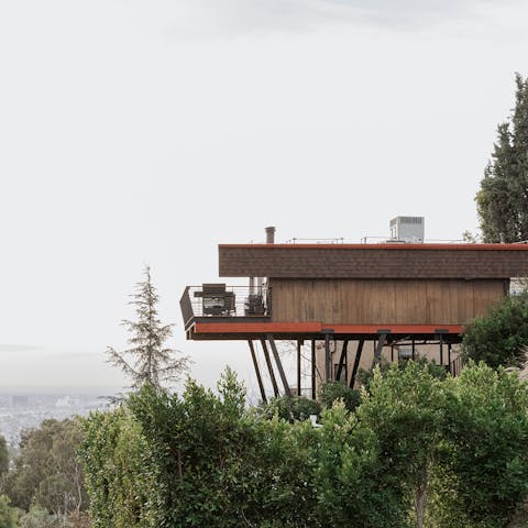 Stay in a bona fide wooden architectural wonder