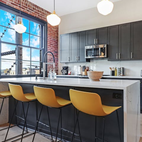 Drink your morning coffee in comfort