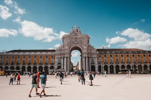 Stroll to Praça do Comércio, just five minutes away