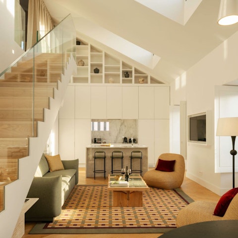 Tuck into a bottle of Portuguese wine under vaulted ceilings