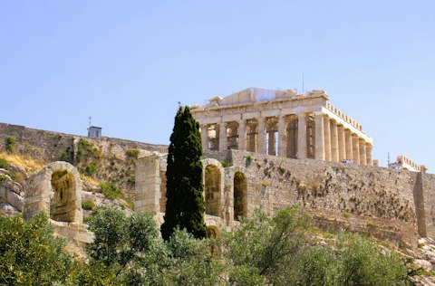 Discover the ancient Acropolis, less than a ten-minute walk away