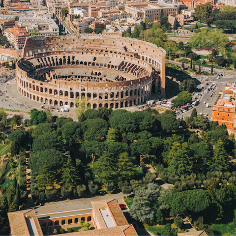 Start your sightseeing at the Colosseum