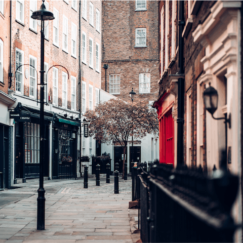 Head to Soho for a fun night out, just a seven-minute Tube ride away