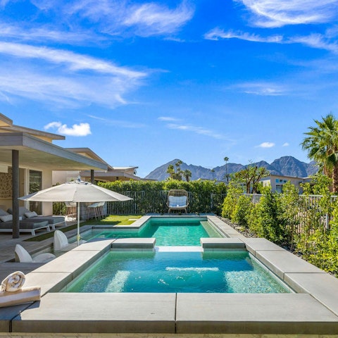 Spend blissful days lounging by the private pool